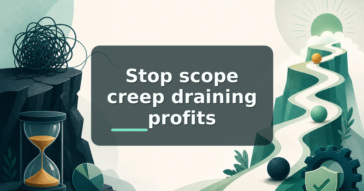 How to Stop Scope Creep Killing Your Margins: Practical Steps for Agencies & Freelancers